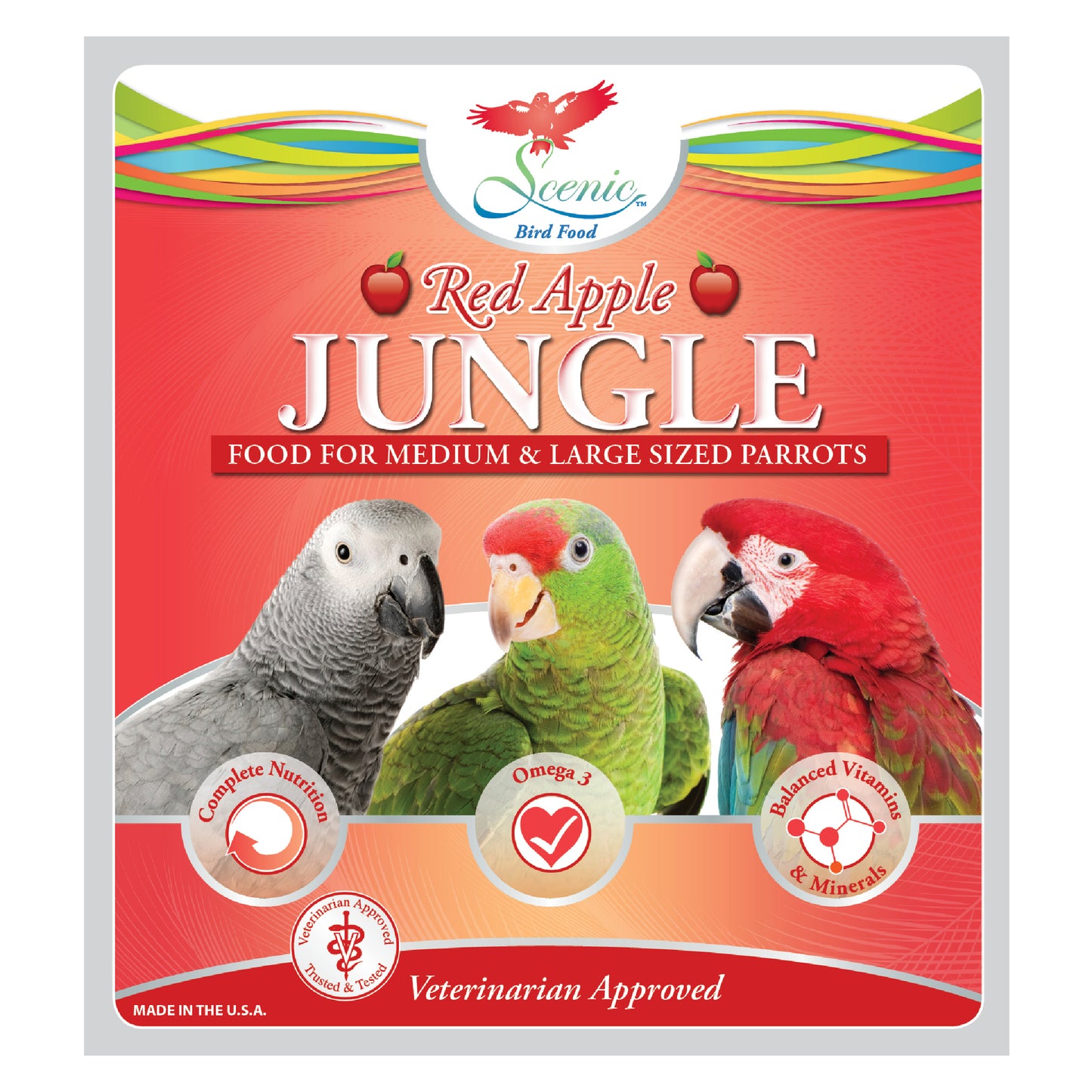 Scenic Apple Jungle Front Label