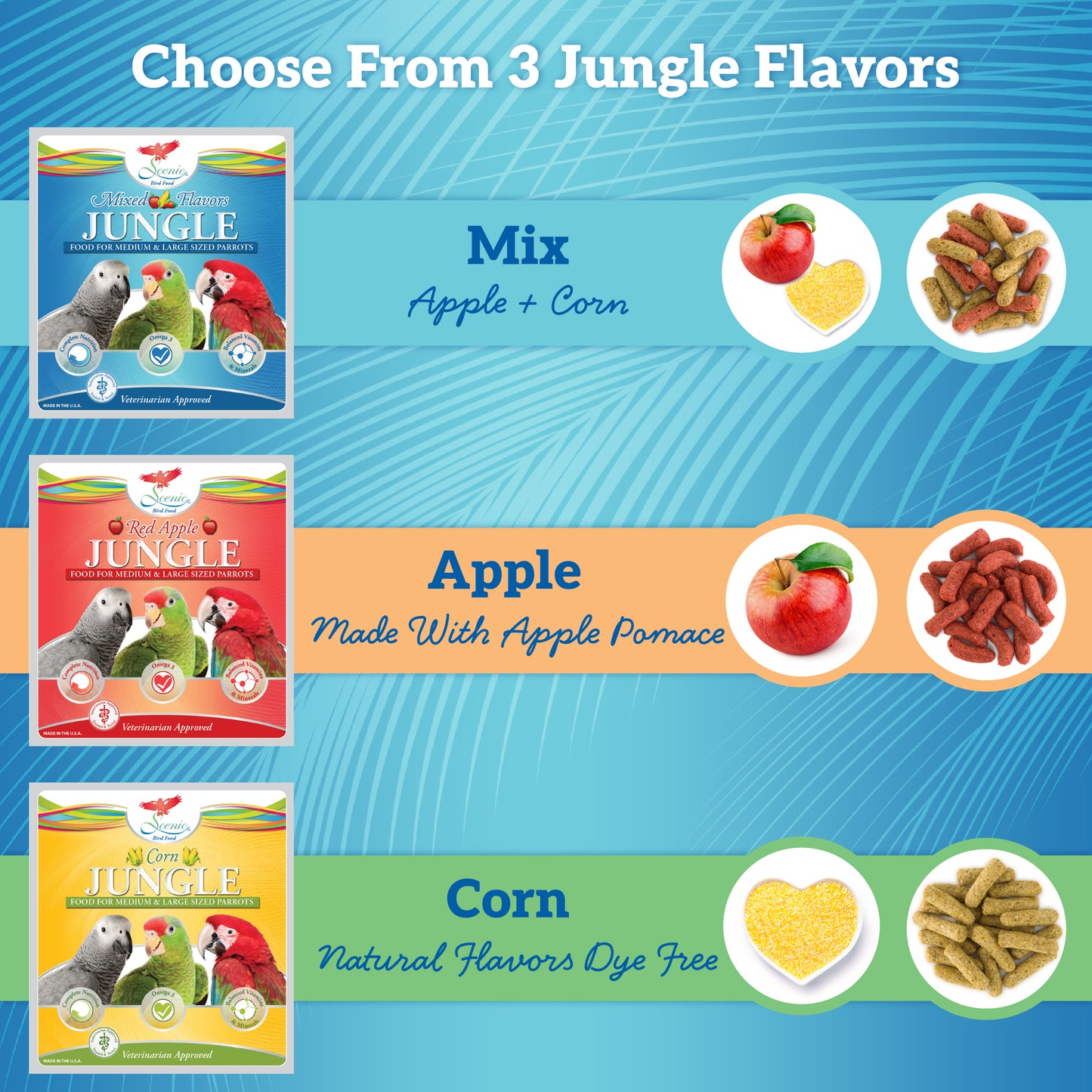 Scenic Jungle Choose 3 Flavors