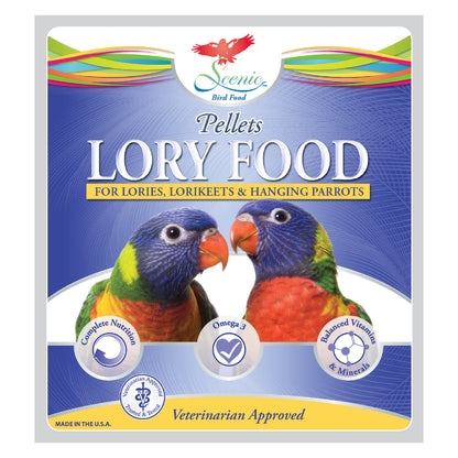 Scenic Lory Pellets Front Label