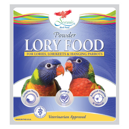 Scenic Lory Powder Front Label