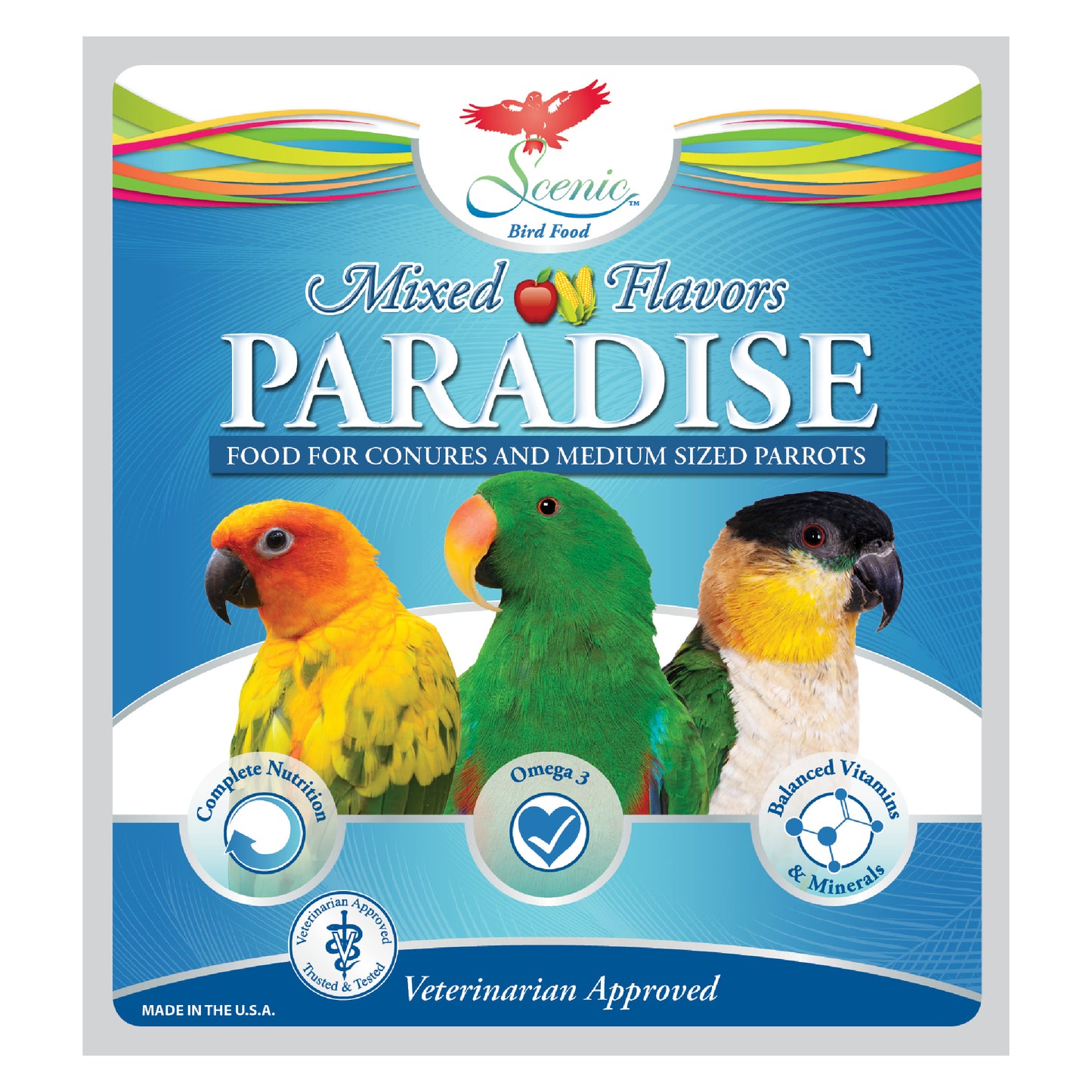 Scenic Mix Paradise Front Label